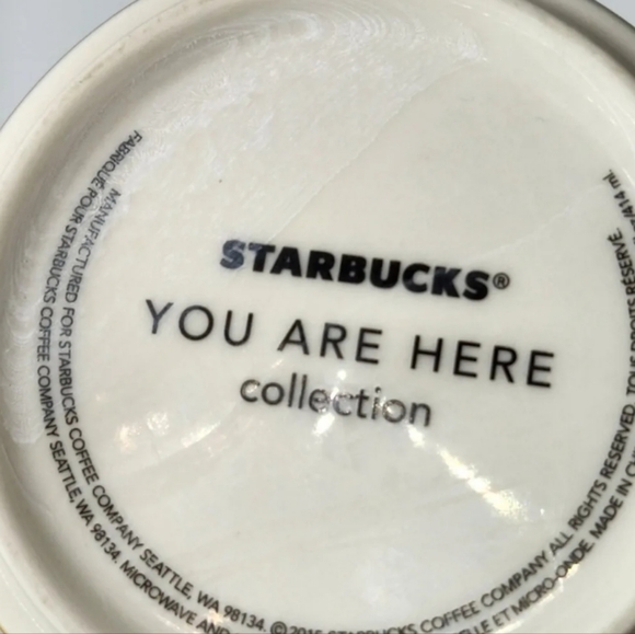 Starbucks COLORADO Mug You Are Here Campsite Air Force Coffee Cup Souvenir - Picture 5 of 6